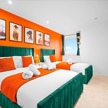 Spacious 2 Bed Apt B'Ham Cc With Parking Sleeps 7 Birmingham Buitenkant foto