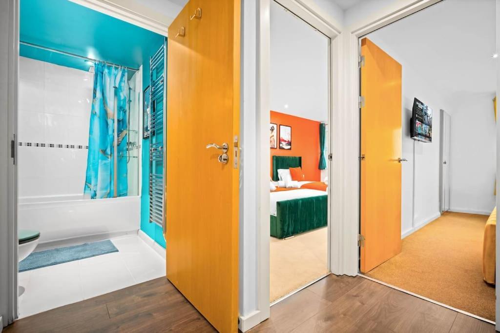 Spacious 2 Bed Apt B'Ham Cc With Parking Sleeps 7 Birmingham Buitenkant foto